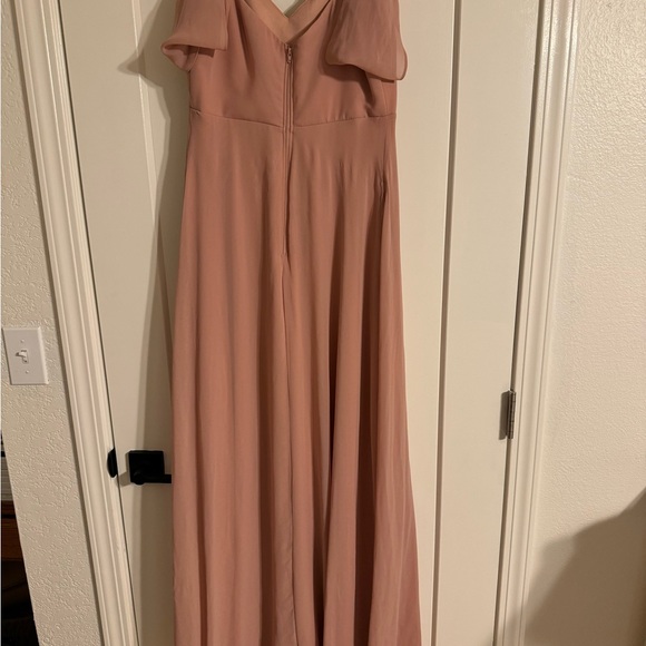 Devin Convertible Dress, Dusty Rose, Birdy Grey - Picture 3 of 3